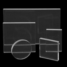 5 Pieces Clear Stamp Blocks Set Acrylic Stamping Tool Grid Lines, Set 5 PCS