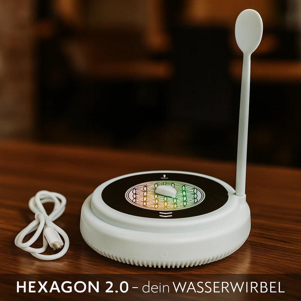 MOBIELER remolino de agua hexagonal + vidrio según Schauberger - Imagen 4 de 4