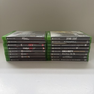 Xbox One Game Lot 16 Games No Duplicates Skyrim Halo 5 Batman Sports Bundle