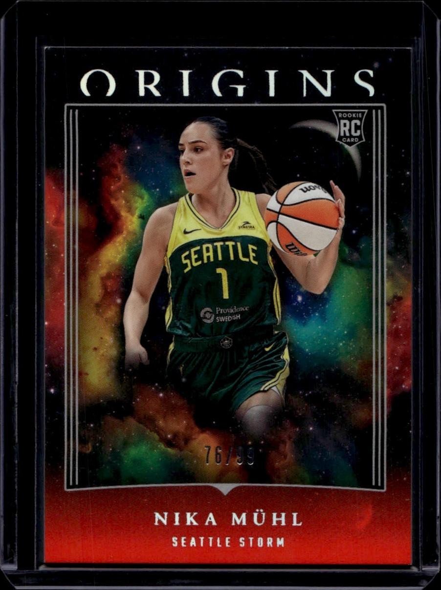 2024 Panini Origins WNBA #92 Nika Muhl Red #/99