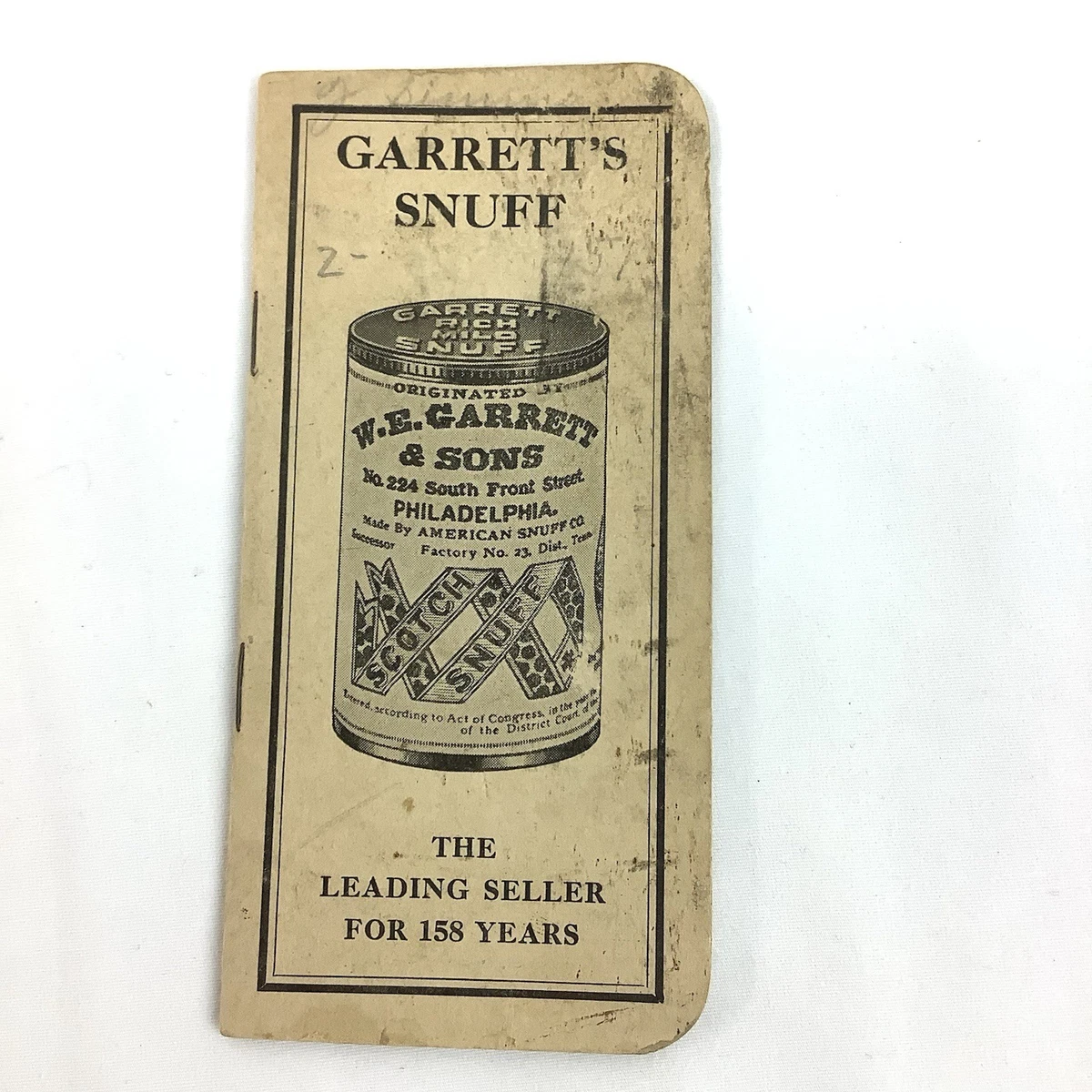 garrett snuff tobacco Looking for classic dry in LaPorte?, Stop by Pete's Smokey Den and check out our full lineup of W.E. & Sons Classic Snuffincluding Scotch and Sweet blends! Whether you're a longtime fan Levi Garrett Chewing Tobacco -