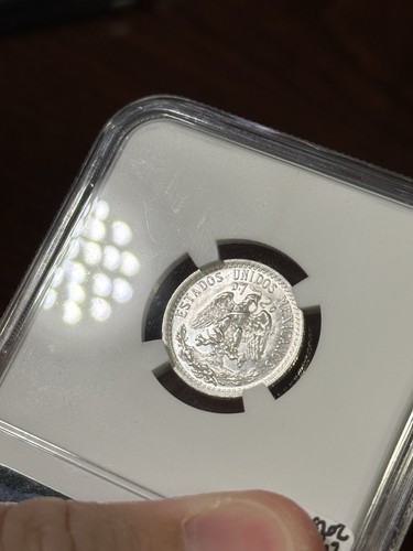 NGC MS64 Mexico 20 Centavos 1939 - Picture 2 of 2