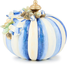 MacKenzie Childs Acorn Pumpkin Resin Fall Table Kitchen Decor Small Royal