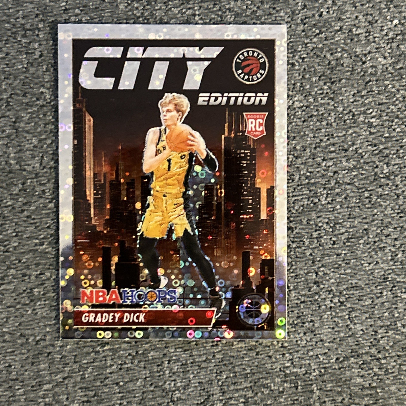 2023 NBA Hoops Premium Stock City Edition Disco Prizm Gradey Dick #6 Rookie RC