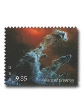 Pillars of Creation Priority Mail Postage Stamps 4 x $9.85 = $39.40