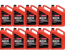 Motorcraft XT105Q3LV Mercon LV Automatic Transmission Fluid, 5 Quart(Pack of 10)