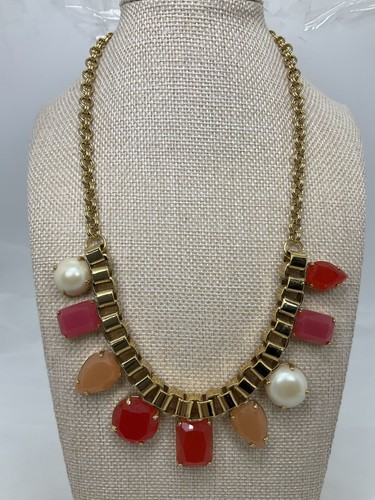 Kate Spade New York Mixed Color Rhinestone & Faux Pearl Necklace