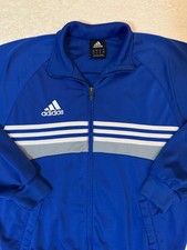 Vintage 2000s Y2K Adidas 3 Stripe Football Soccer Track Jacket, S M Barely Worn