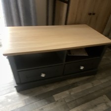 Grey TV Stand2 Doors 2 Drawers coffee table tv unit is 150 the table is 120 cm