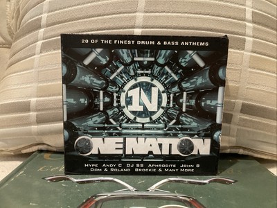 One Nation - 20 Of The Finest Drum & Bass Anthems - 1999 Double CD D&B DnB RARE