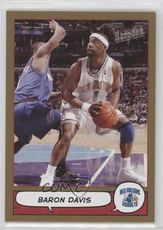 2004-05 Topps Bazooka Gold Baron Davis #44 z0c