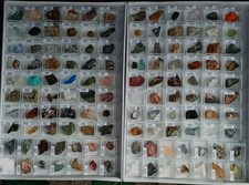 Collezione minerali 120 pezzi Collezionismo