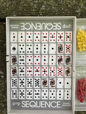 SEQUENCE The Exciting Strategy Game in a Compact Travel Case Complete Jax 1994