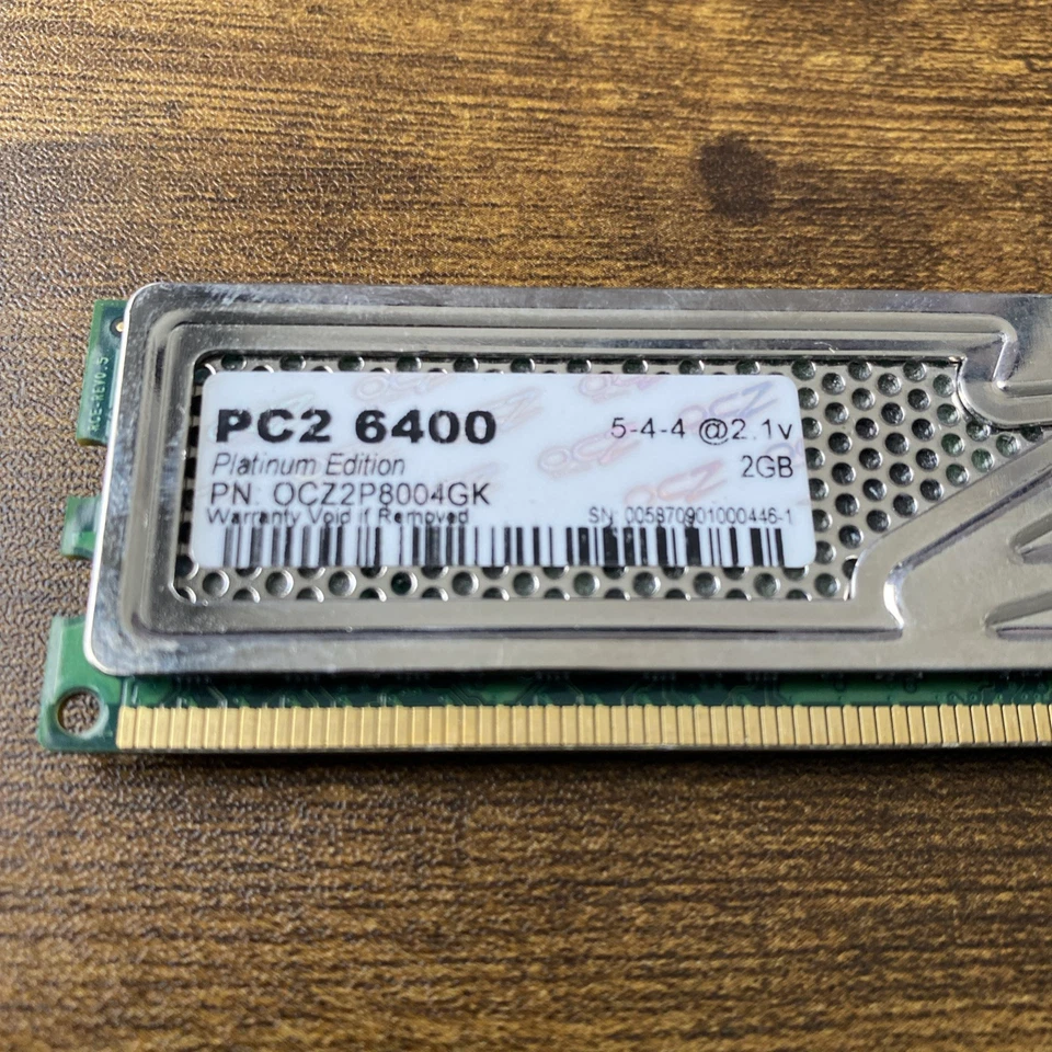 OCZ Platinum 2GB DDR2 800MHz 2GB PC2-6400 Retro PC Vintage OCZ2P8004GK - Image 2 of 4