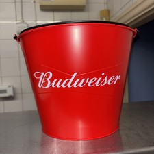 Budweiser - The Buds For You Ice Bucket For Homebar/pub Mancave Bar Red metal