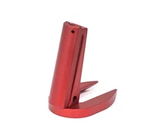 1911 Alloy Mainspring Housing + Mag-Well - Government, Plain, Red