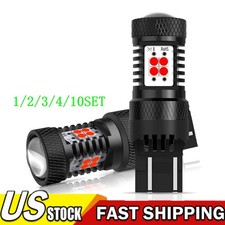 7443 Red Led Bulb Brake Tail Stop Parking Light 7444 7440 Bright Lamp 110set