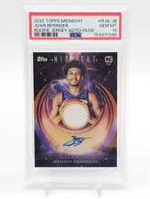 JOAN BERINGER 2025-26 TOPPS MIDNIGHT DUSK RPA ROOKIE PATCH AUTO /75 PSA 10 Q0902