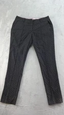 Metaphor Ankle Pants Womens 6 Black Pleated Career Office Preppy
