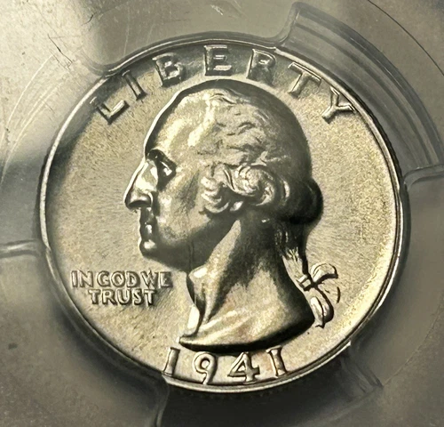 1941 WASHINGTON QUARTER PCGS PR 67