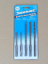 SILVERLINE 5 PCE SDS PLUS MASONRY DRILL BIT SET