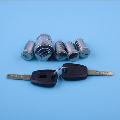 Ignition Switch Cylinder Door Lock + 2 Keys fit for Fiat Doblo Punto Panda