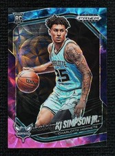 2024-25 Panini Prizm Black FOTL FOTL Nebula Prizm 1/1 KJ Simpson Jr #207 e1e