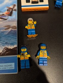LEGO CITY: Coast Guard Helicopter & Life Raft (7738)&mdash;99% complete, Manual/No Box