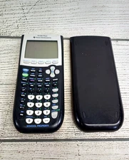 Texas Instruments TI-84 Plus Graphic Calculator TI84 Black - No Battery Cover