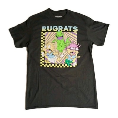 Nickelodeon  Rugrats T Shirt sz M Chest 19in Length 29in Black NWOT.