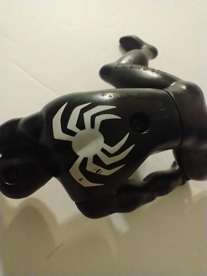 Figura de acción Marvel McDonald’s Black Spider-man 2009 cuerda aprox. 5" Foto 4 de 4