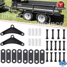 SPARKWHIZ Tandem Trailer Axle Shackle Kit Heavy Duty For Double Eye Spring US