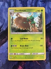 Pokemon Card Decidueye Sun & Moon Cracked Ice Holo Rare 11/149 NM