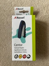 Image of Rexel Centor Half Strip Vertical Stapler - 25 Sheet Capacity - Blue - New/Boxed