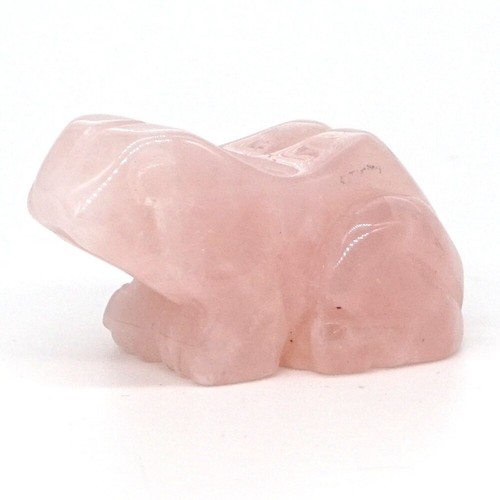 Estatua de rana tallada en piedra de 1,5" gemas naturales cristal reiki curación figura decoración - Imagen 6 de 36
