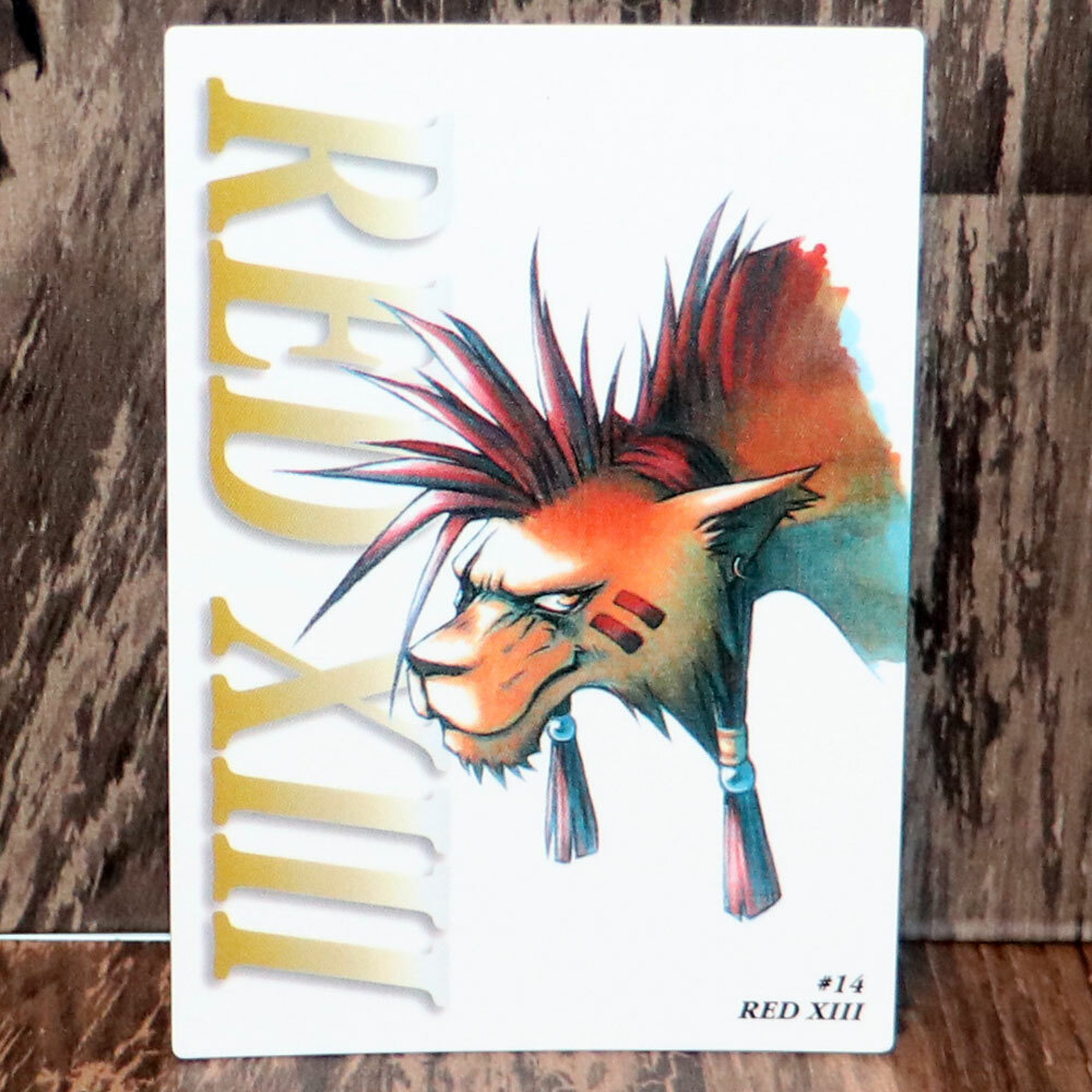Final Fantasy Card Masters #14 Red XIII 13 FFVII 7 1997