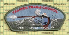 BSA CSP TRAPPER TRAILS COUNCIL 2012 UNIFORM DONATION SA-163 GREEN BORDER