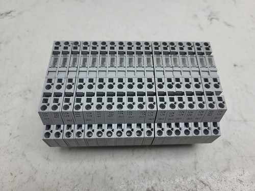 18 Pack Wago 859-805 Gray DC/DC Converter Block 24Vdc In 12Vdc Out 0.5A Used - Picture 8 of 11