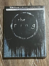BLU: NEW/SEALED The Ring 4K/Blu Ray/Digital Code Limited Edition Steelbook Movie