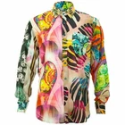 Regular Fit Long Sleeve Shirt Loud Originals Multi Tropical Random Psychedelic