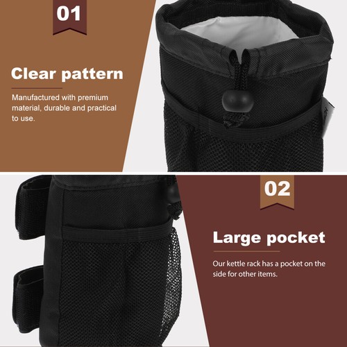 Flasche Halter Flasche Pouch Glaskolben Tragetasche Isolierte Flasche Tasche - Bild 6 von 12