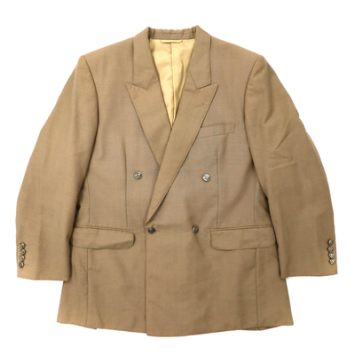 Christian Dior Monsieur Double Breast Jacket 170 Beige Wool 90s 