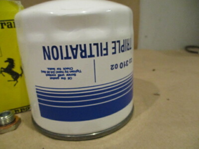Ferrari 512 Oil Filter Kit - Filter And Plugs - OEM Original (NEW