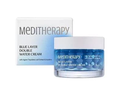 Meditherapy Blue Layer Double Water Cream 50g Hydrating Moisture Anti-Wrinkles