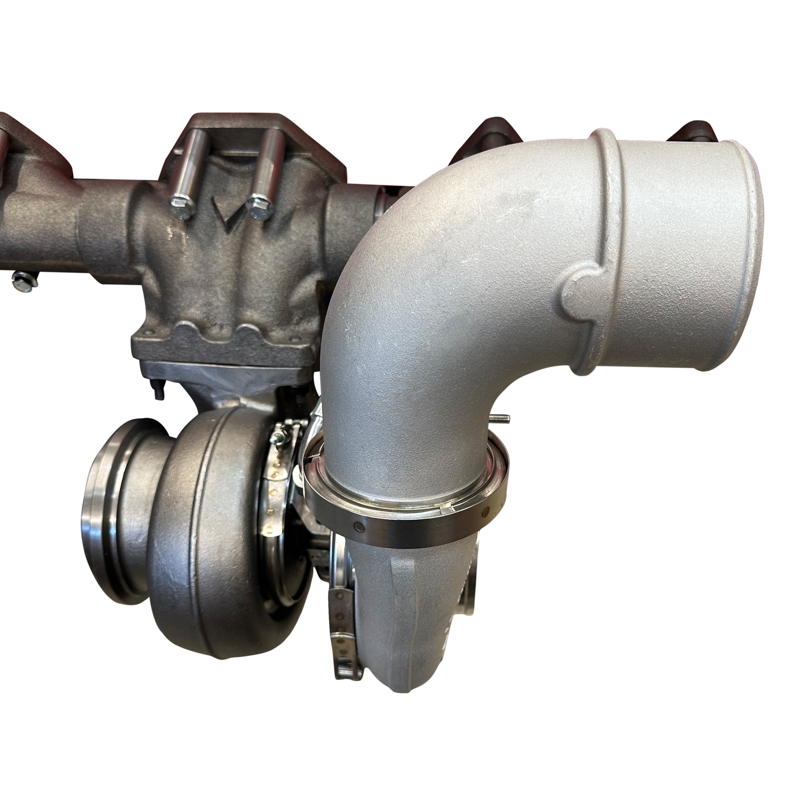 ISX BorgWarner S400 Style V-Band 90 Degree Turbo Elbow Kit 3682674