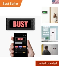 S smart Bluetooth Sign, 5,000 mAH Battery Powered,Do Not Disturb / On Air Sig...