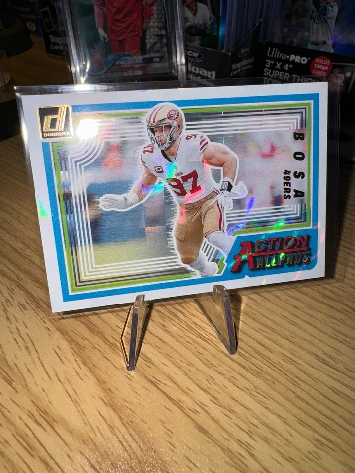 2023 Donruss Nick Bosa Action All Pros #AAP-7 San Francisco 49ers - Image 2 of 4