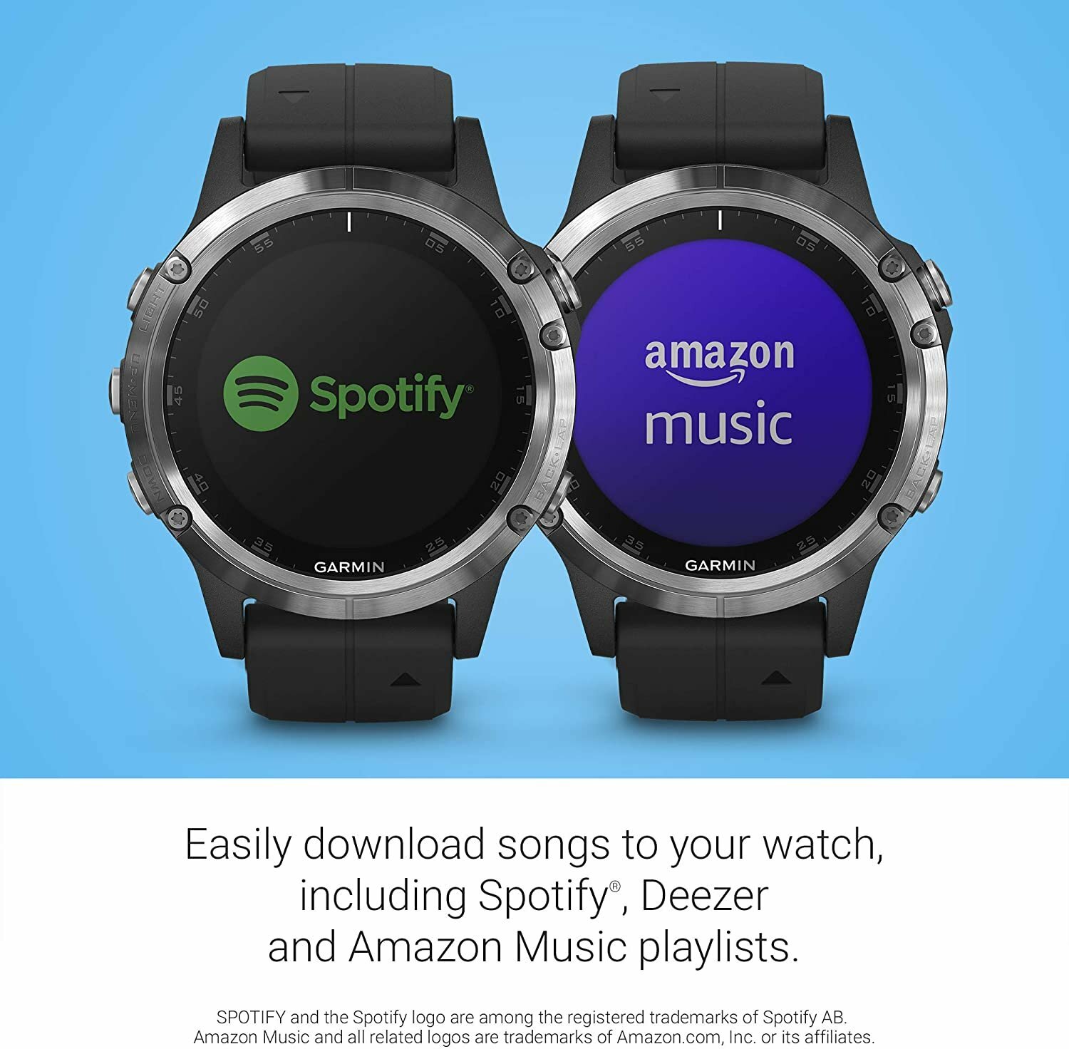 garmin fenix 5 deezer