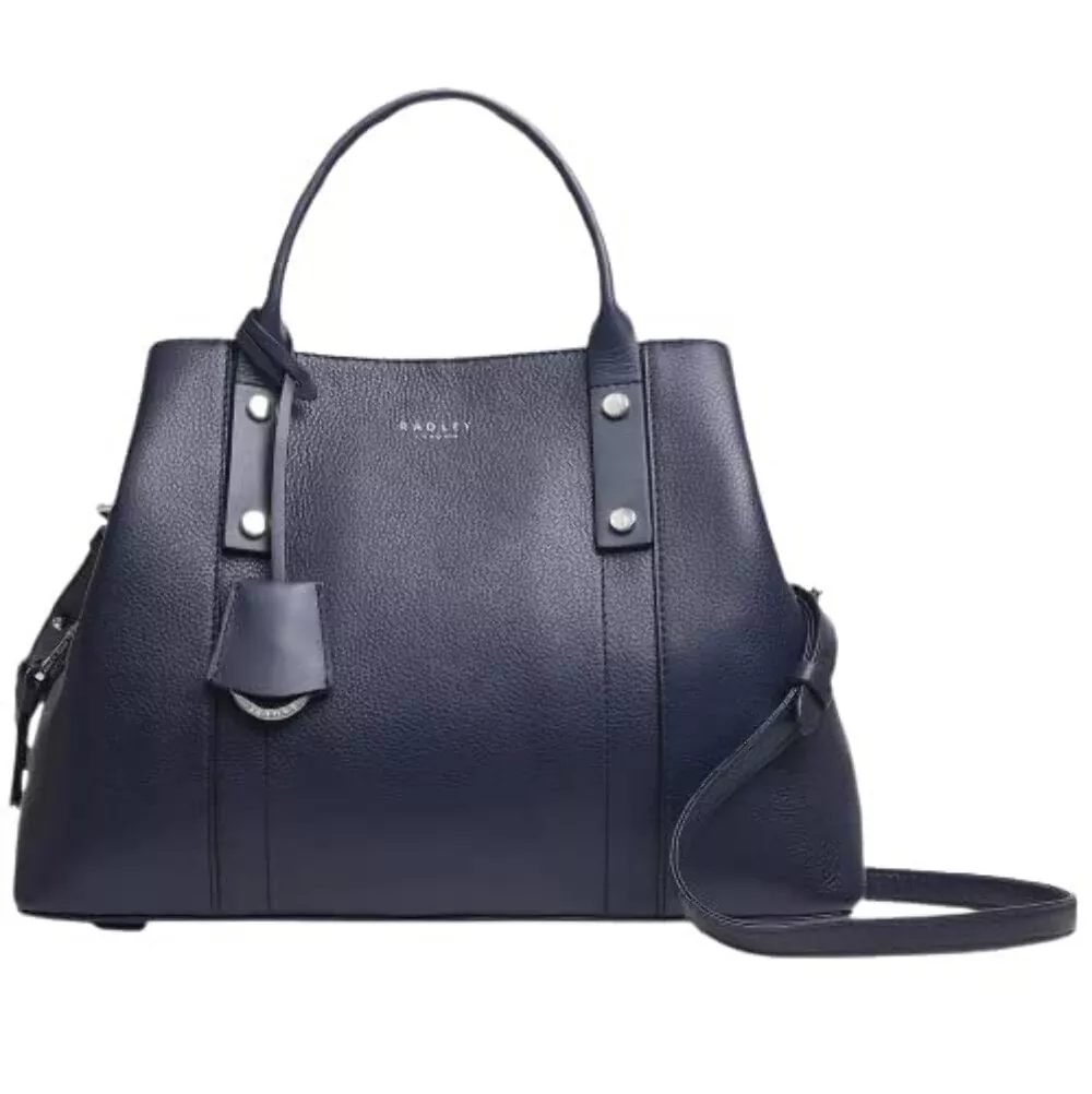 Leather top multiway backpack