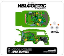 KOOL KOMBI Custom Universal WaterSlide Decal for hot wheels 1/64 Scale 021